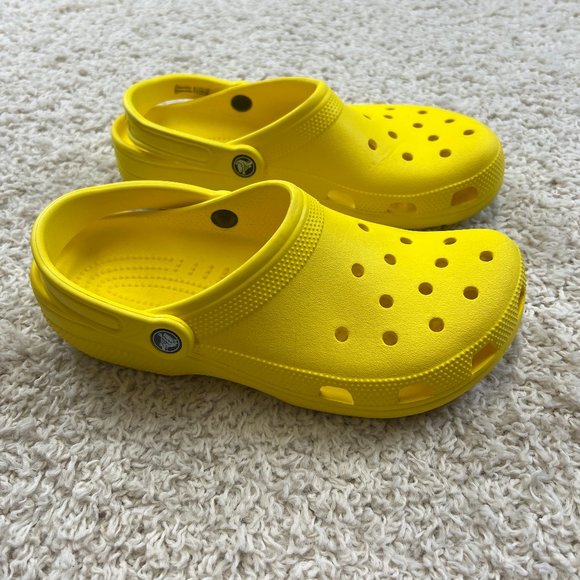 CROCS Shoes Yellow Crocs Womens Mens 8 Poshmark